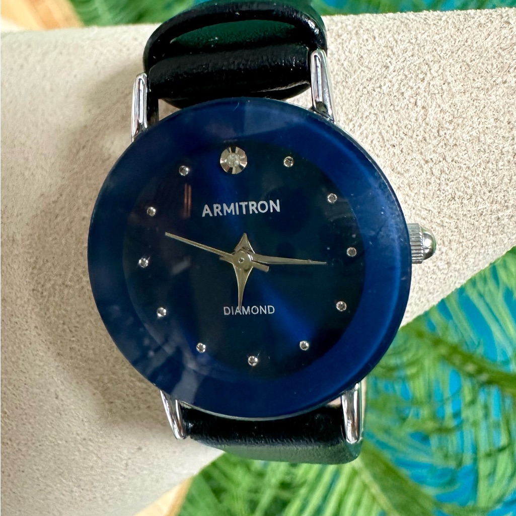 Armitron Brand Blue WDiamond Watch